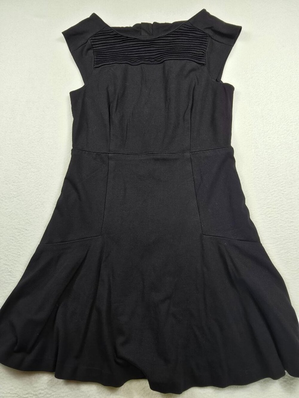 Banana Republic Size 10 Black Fit & Flare Sleeveless Dress